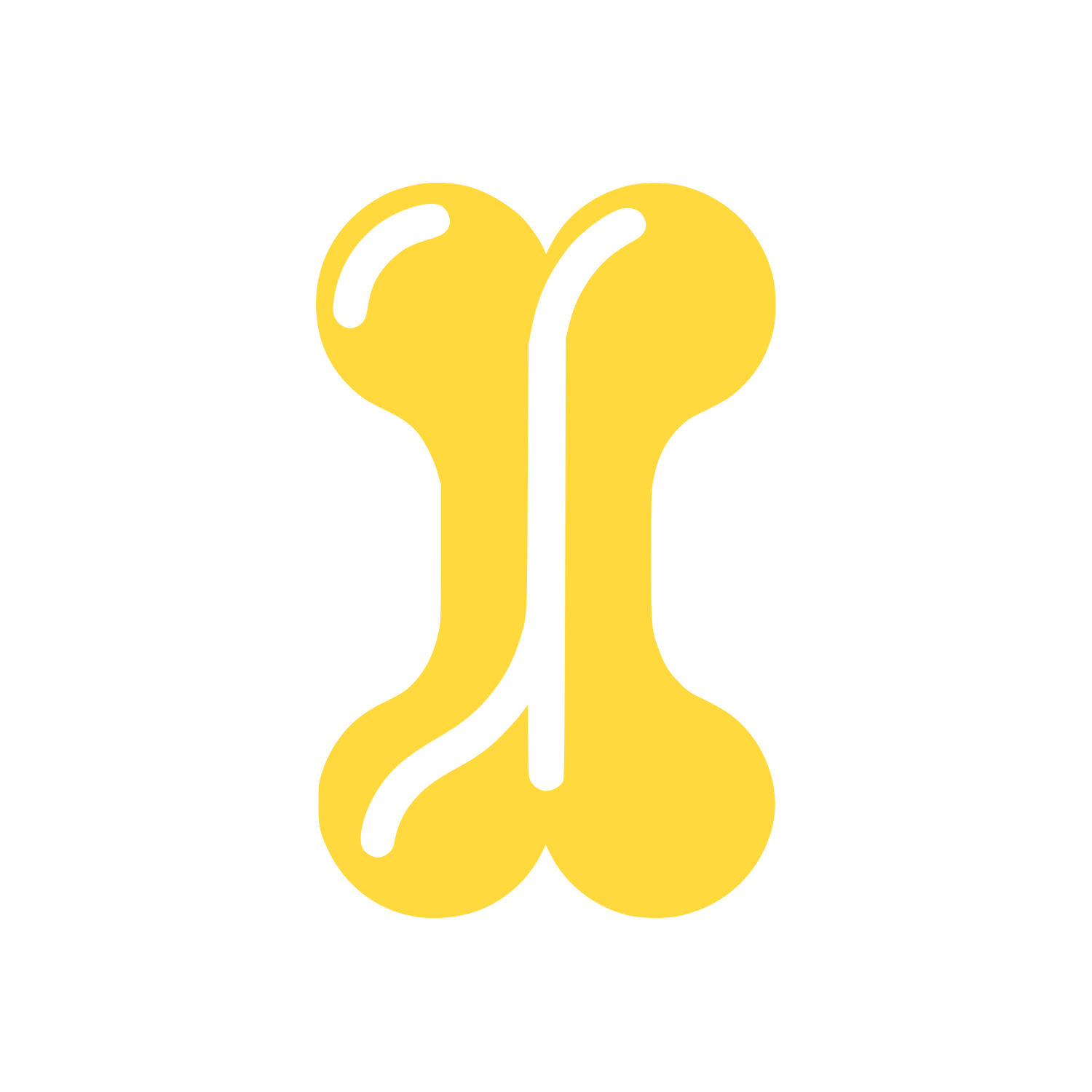 Bone Logo #FFD93D