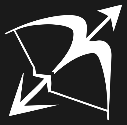 Pictogram Archer Sagittarius Icon #1a1a1a/#ffffff