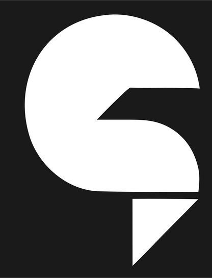 Pictogram Goat Circle Mark #1a1a1a/#ffffff