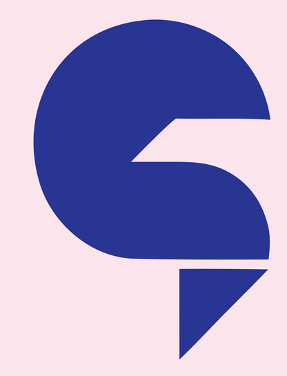 Pictogram Goat Circle Mark #fce4ec/#283593
