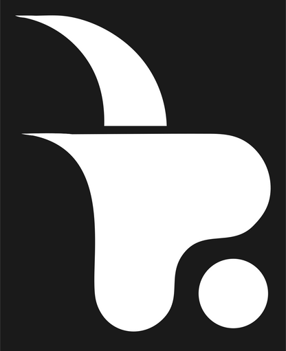 Pictogram Baby Stroller Capricorn Badge #1a1a1a/#ffffff