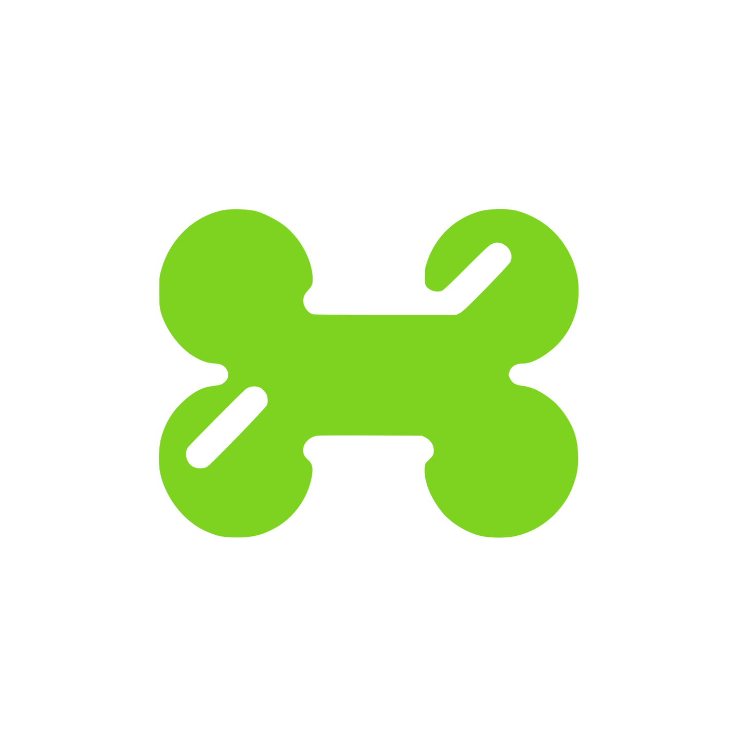 Abstract Drone Logo #7ED321