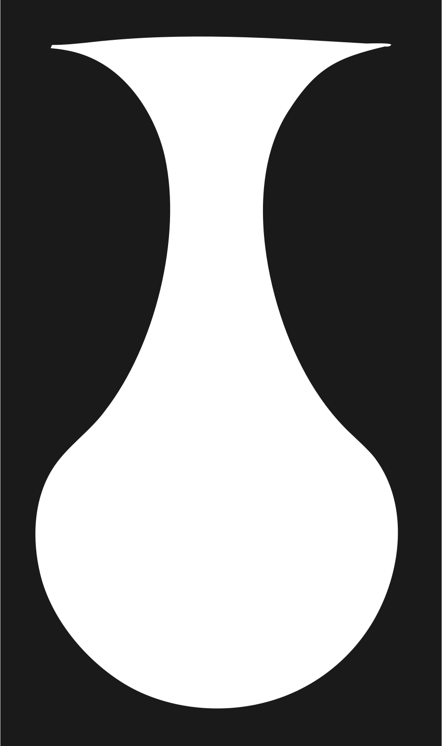 Pictogram Vase Silhouette Logo #1a1a1a/#ffffff
