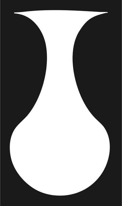 Pictogram Vase Silhouette Logo #1a1a1a/#ffffff