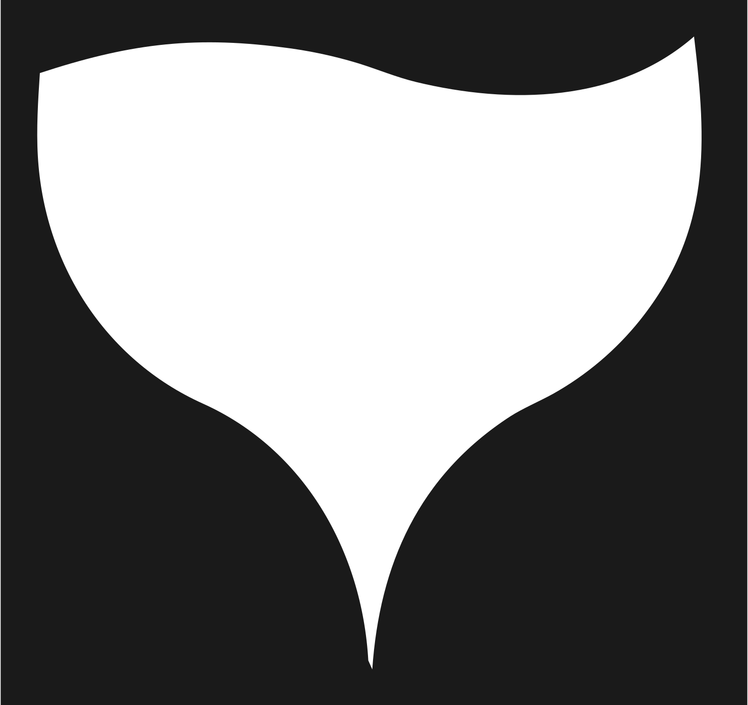 Whale Tail Silhouette Mark #1a1a1a/#ffffff
