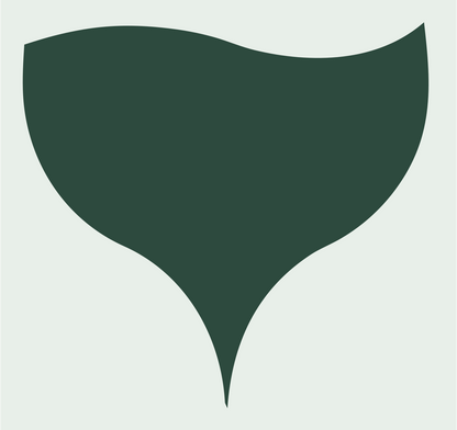 Whale Tail Silhouette Mark #e8efe9/#2d4a3e