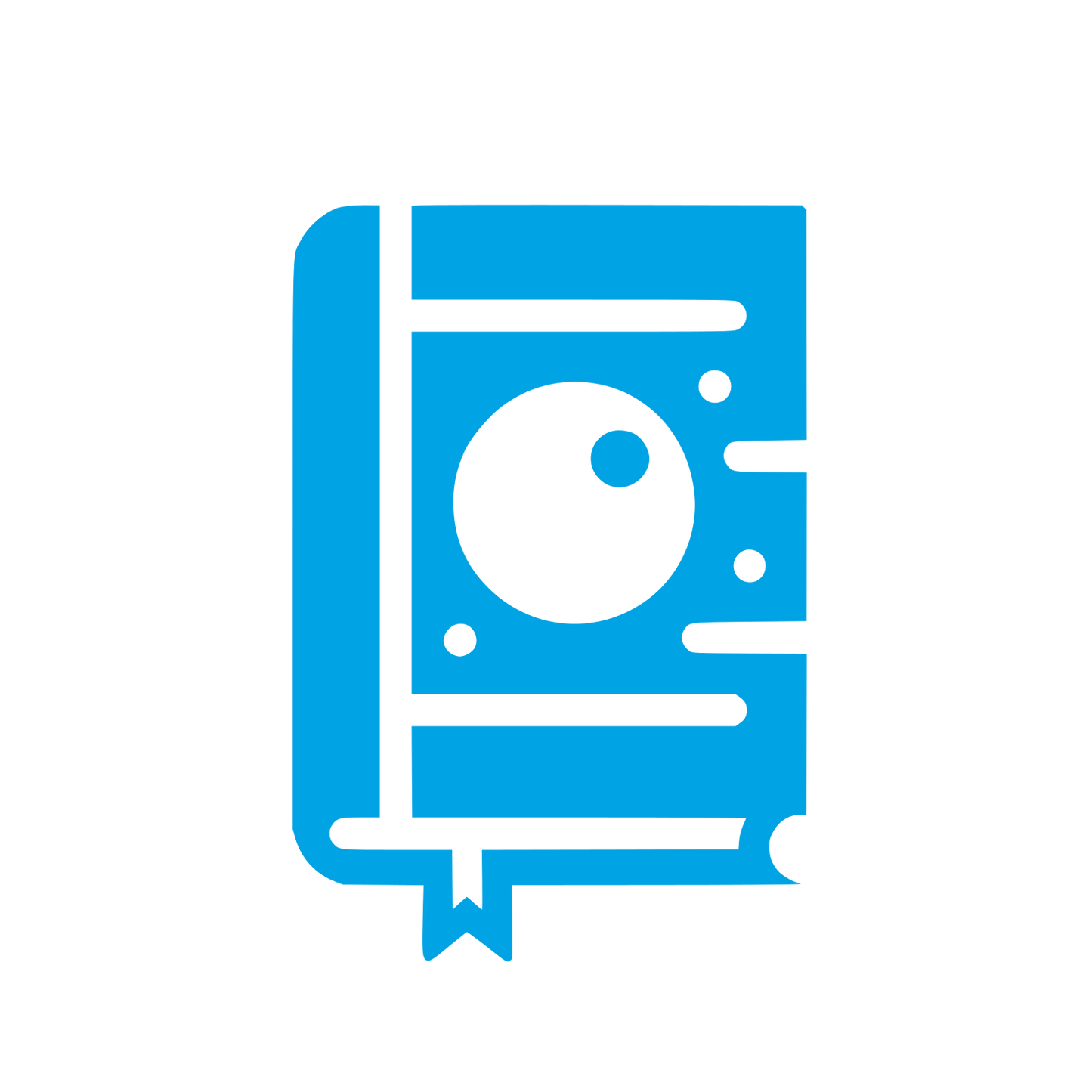 Book Reader Logo #00a3e4