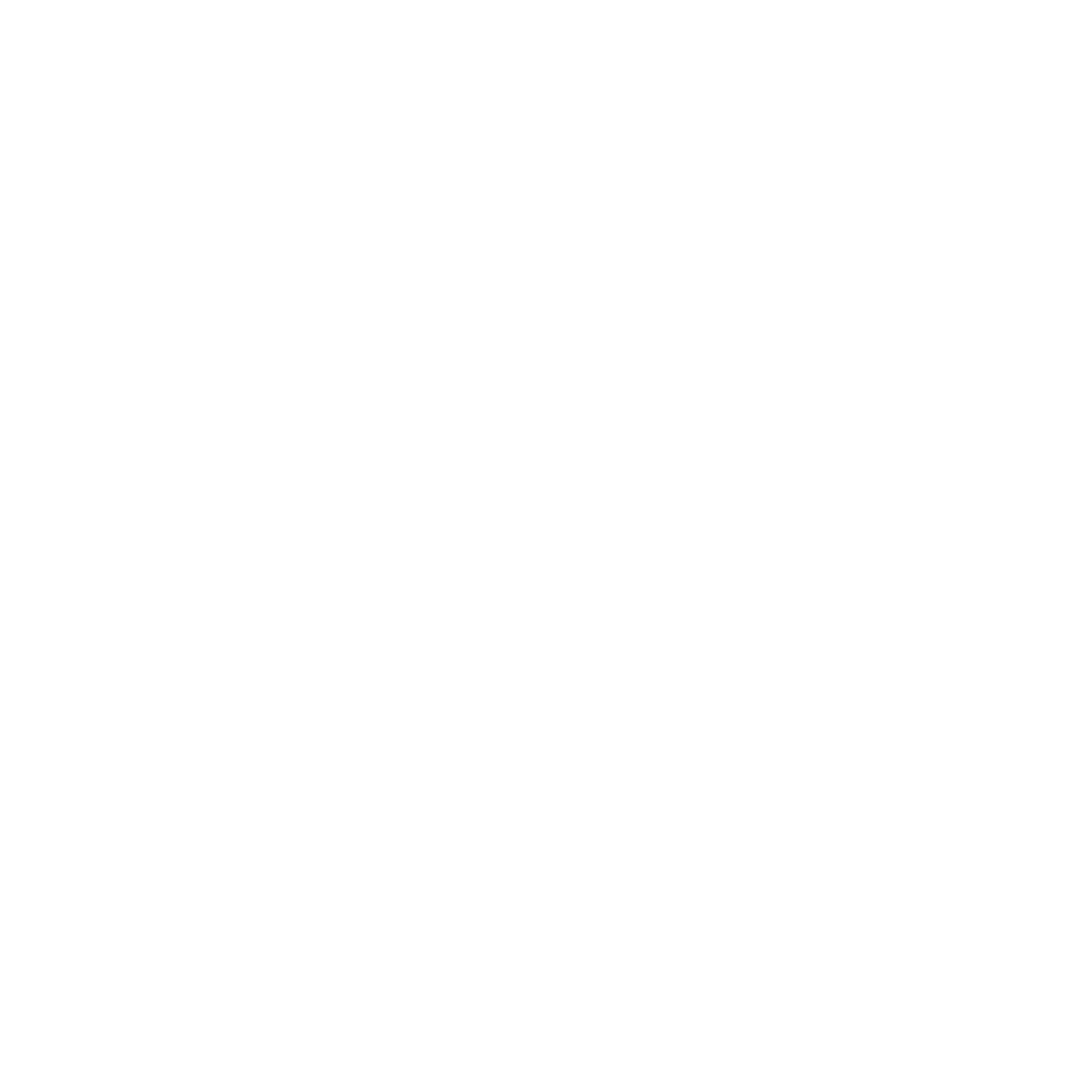 Candle Flame Logo #ffffff