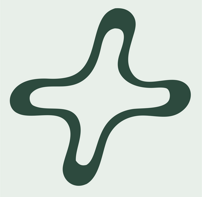 Monoline Squiggly Plus Icon #e8efe9/#2d4a3e