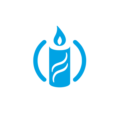 Candle Flame Logo #00a3e4