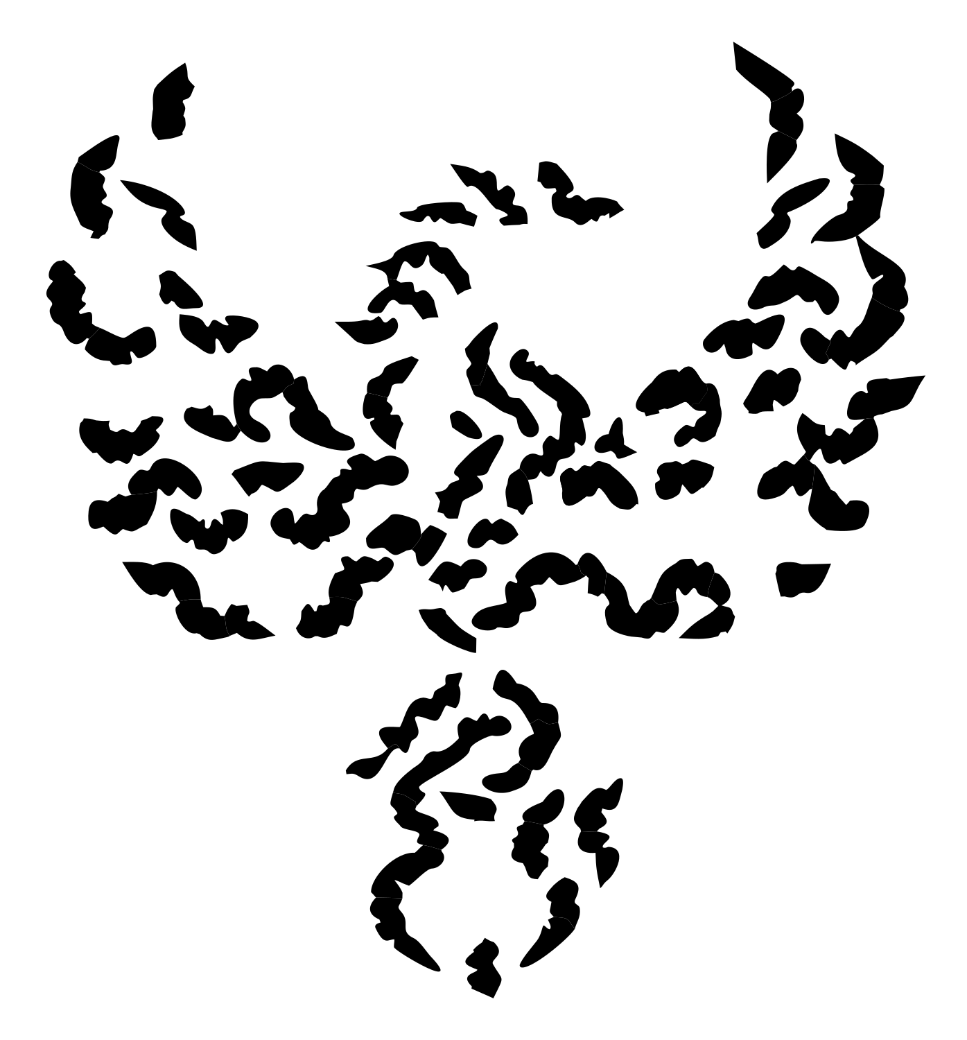 Bat Swarm Phoenix Mark #ffffff/#000000