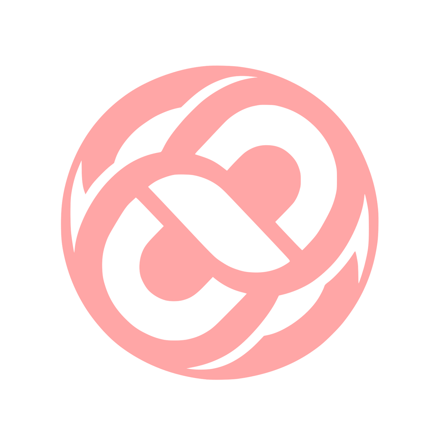Chain Knot Logo #ffa6a6