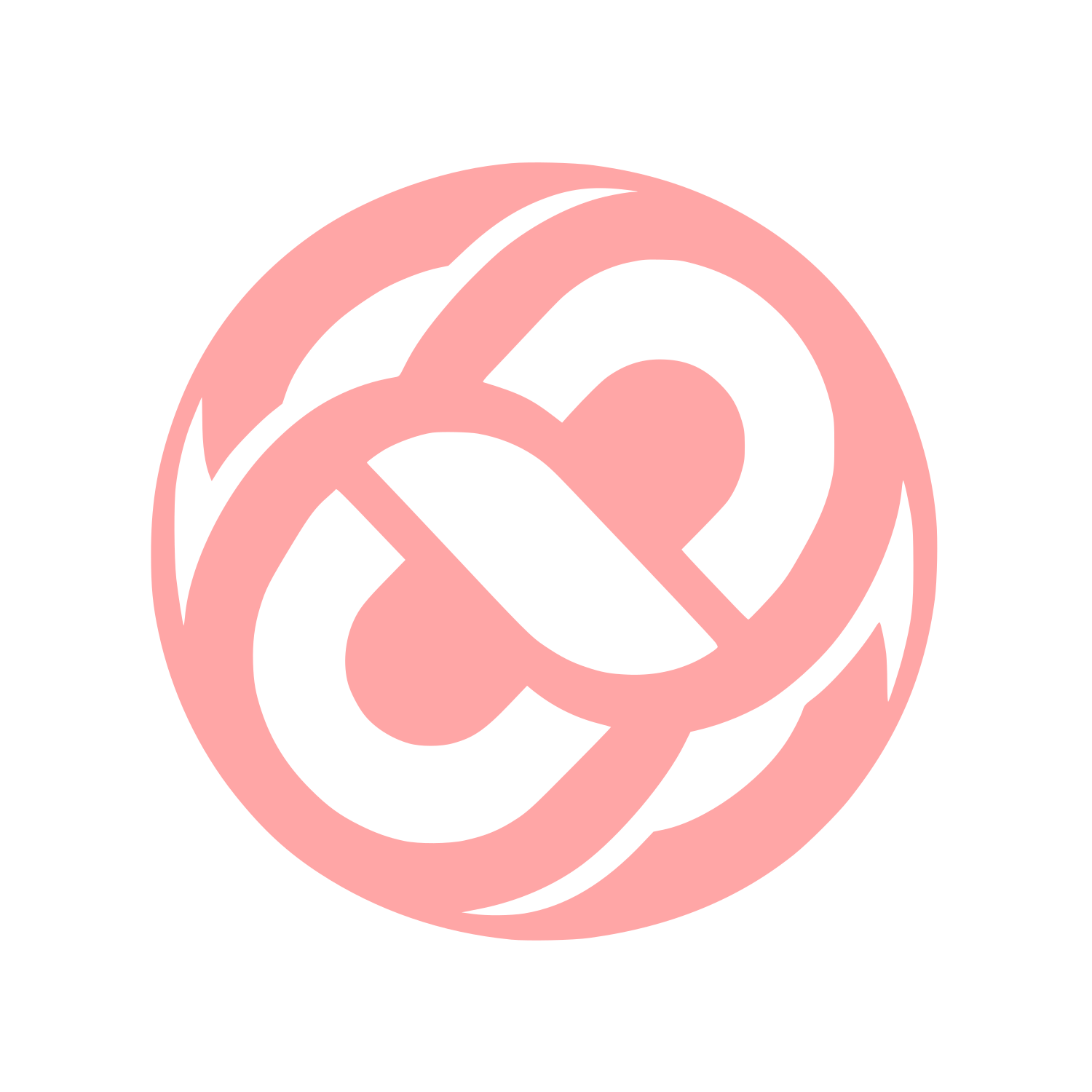 Chain Knot Logo #ffa6a6