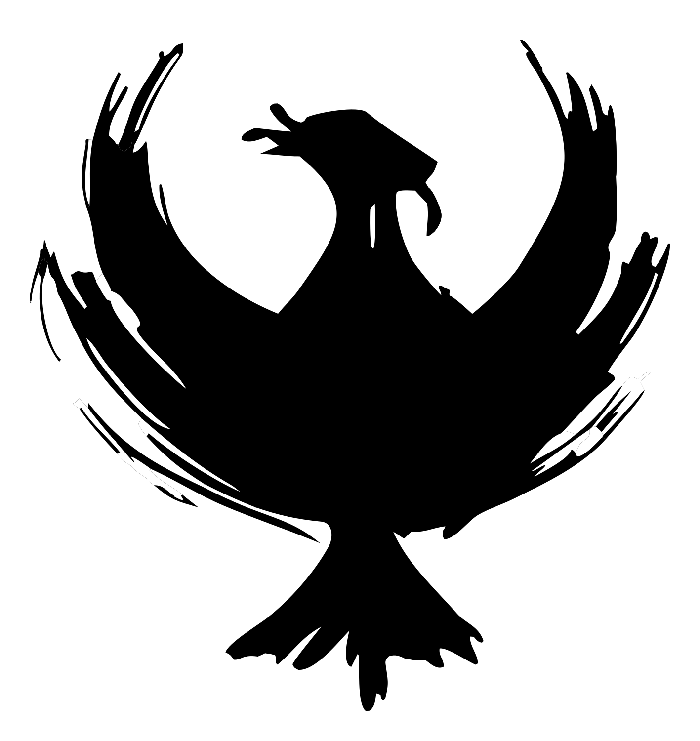 Chunky Phoenix Raptor Mark #ffffff/#000000