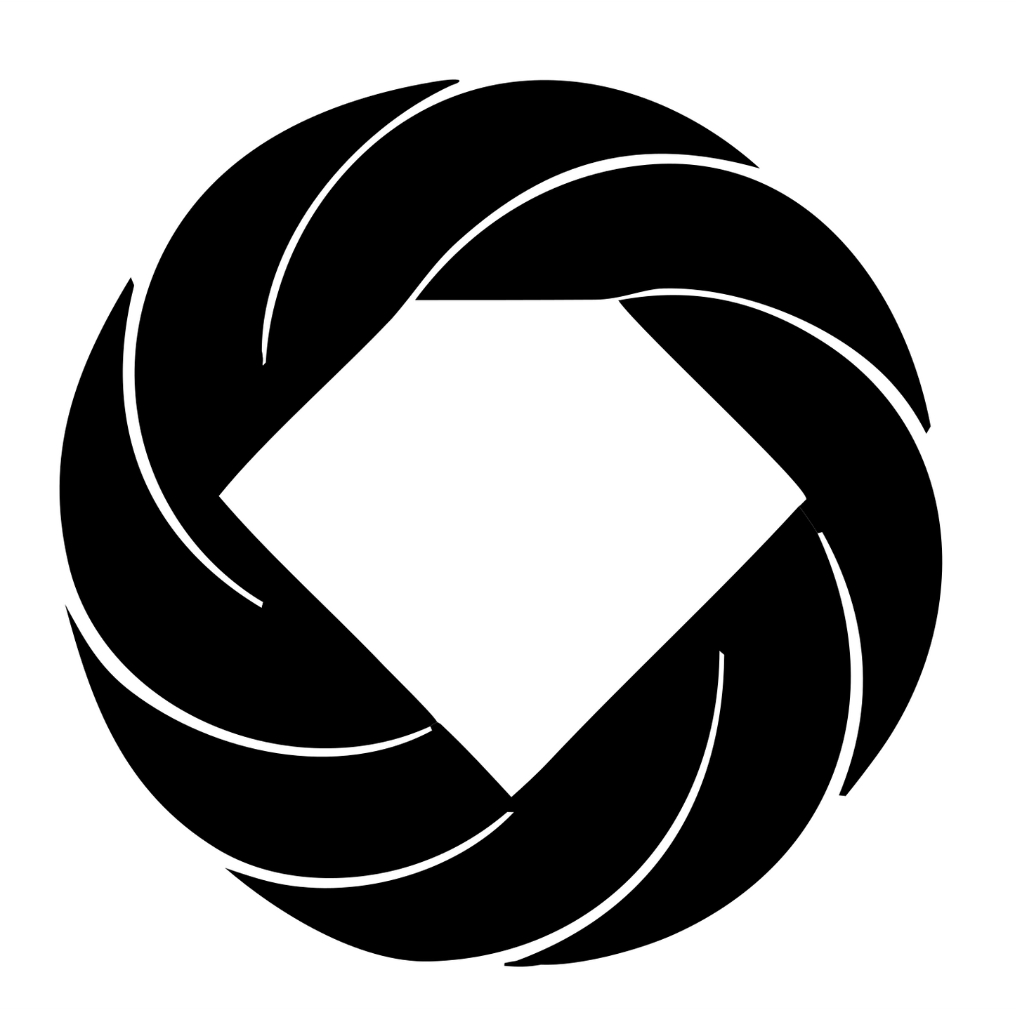 Shutter Diamond Rotation Mark #ffffff/#000000