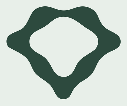 Organic Diamond Ring Mark #e8efe9/#2d4a3e