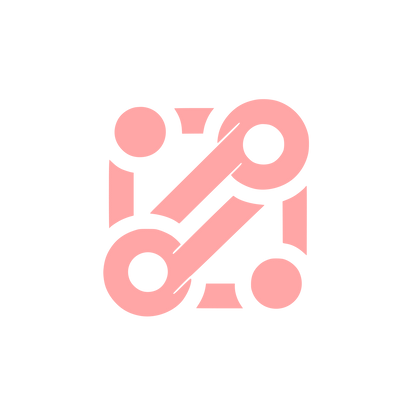 Chain Link Technology Logo #ffa6a6