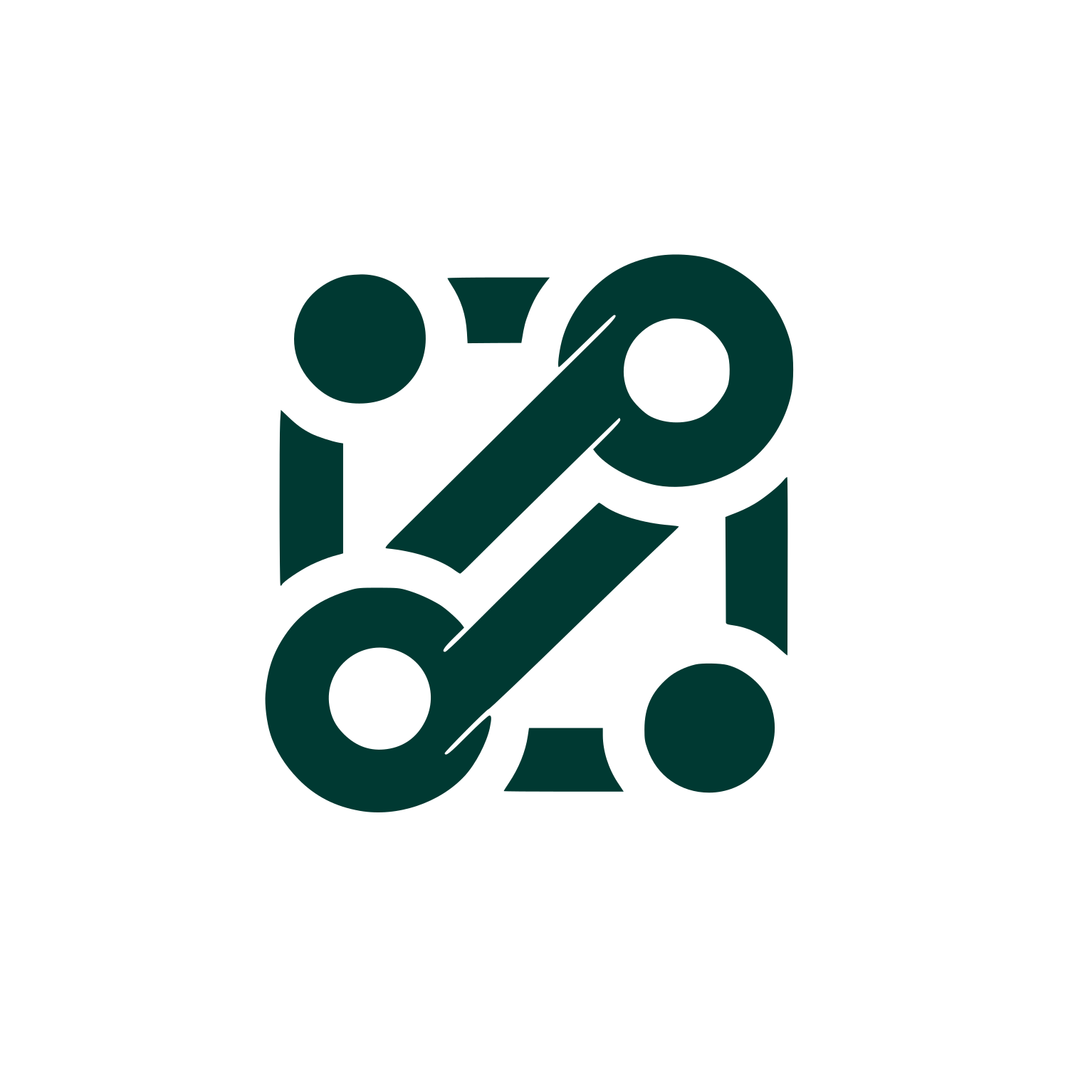 Chain Link Technology Logo #003932