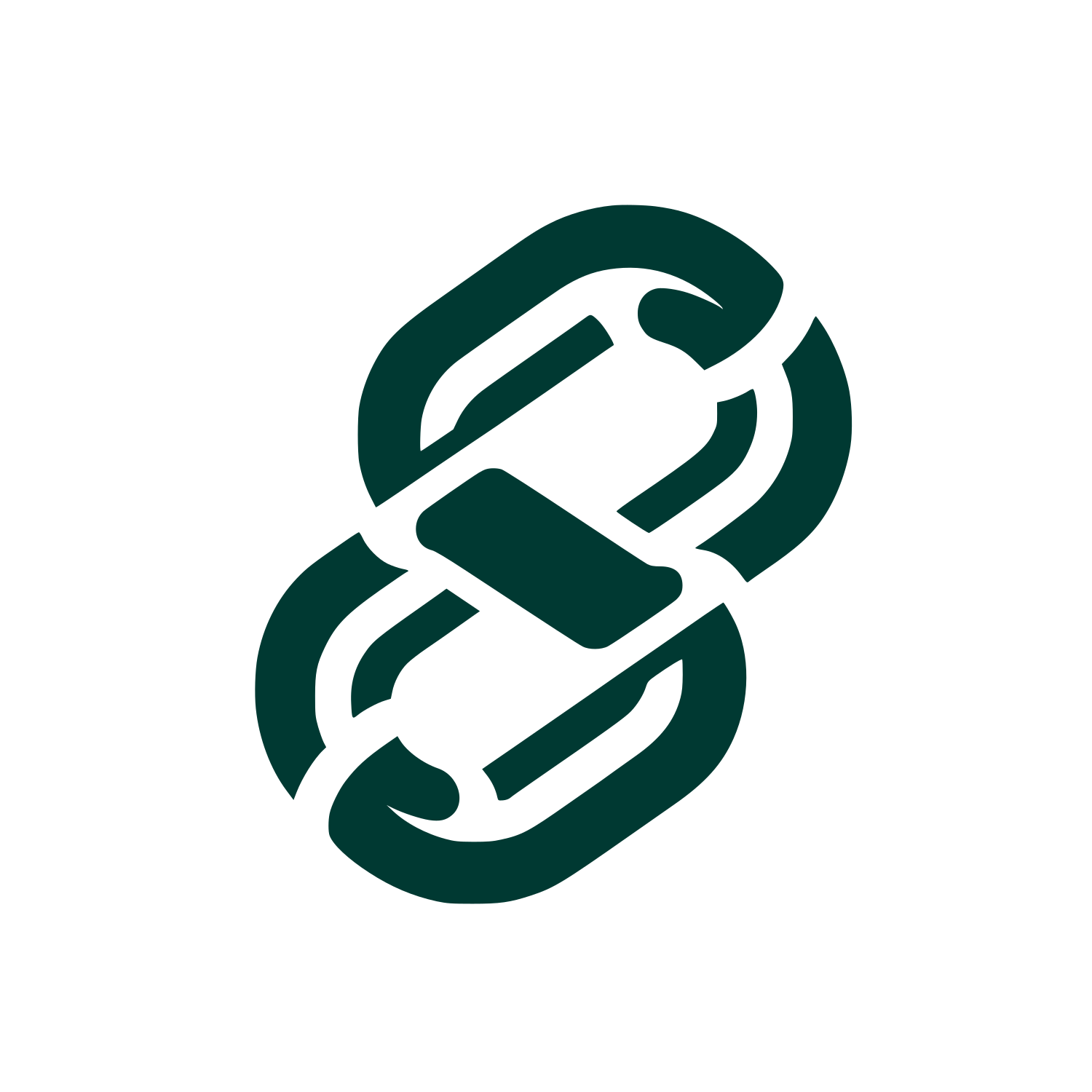 Chain Link Logo #003932