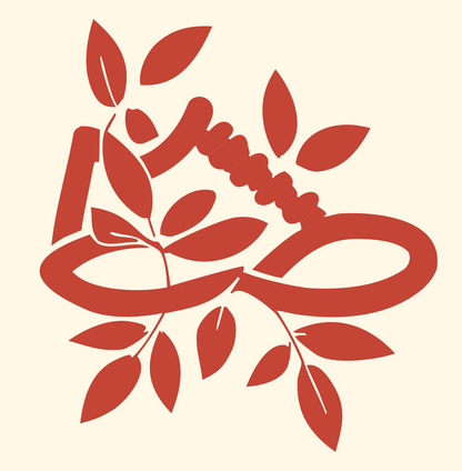 Sneaker Laurel Branch Emblem #fff8e7/#c44536