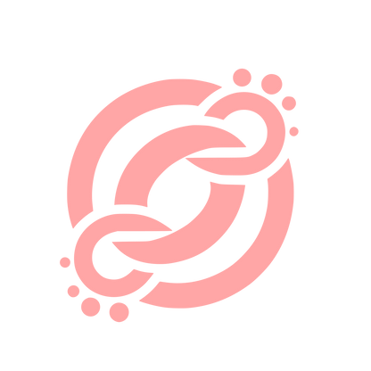 Abstract Chain Logo #ffa6a6