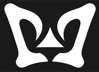 Negative Space Crown Mark #1a1a1a/#ffffff