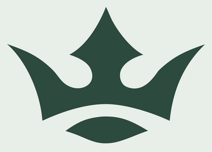 Sharp Crown Icon #e8efe9/#2d4a3e