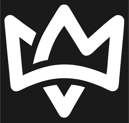 Monoline Crown Crest #1a1a1a/#ffffff