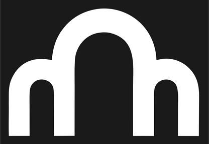 Blocky Arch Crown Mark #1a1a1a/#ffffff