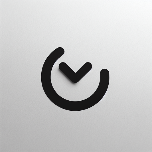 Abstract Clock Logo