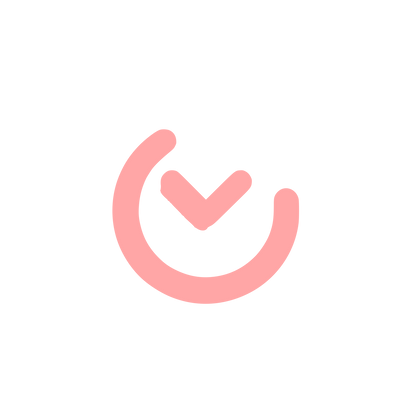 Abstract Clock Logo #ffa6a6