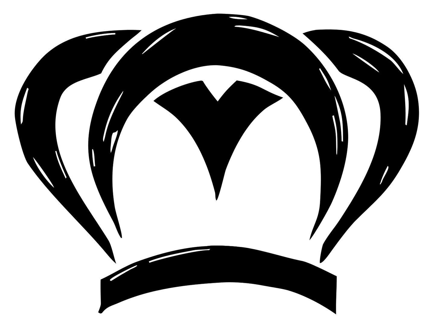 Hand-Drawn Chef Hat Crown Logo #ffffff/#000000