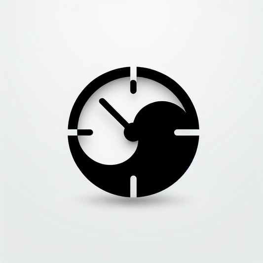 Abstract Clock Logo