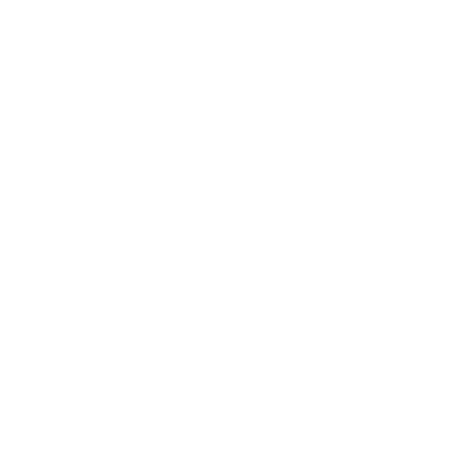 Abstract Clock Logo #ffffff