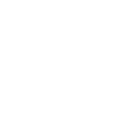 Abstract Clock Logo #ffffff