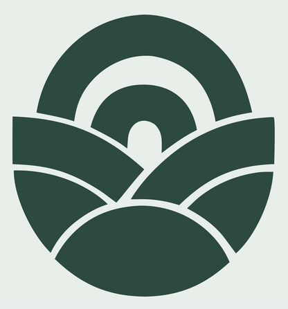 Sunrise Crown Fields Mark #e8efe9/#2d4a3e