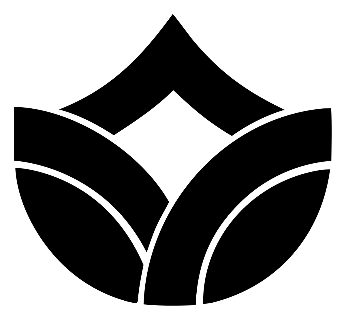 Lotus Crown Bold Emblem #ffffff/#000000
