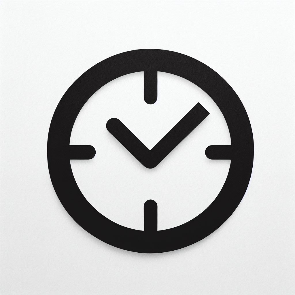 Circular Clock Logo