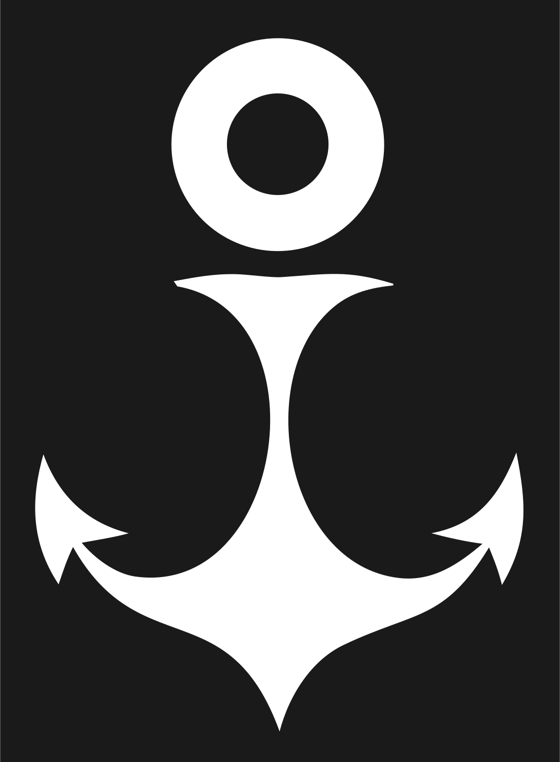 Bold Anchor Maritime Icon #1a1a1a/#ffffff