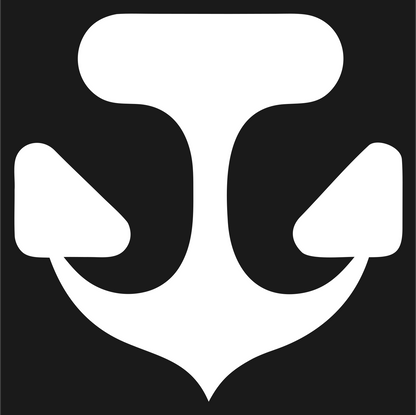 Bold Anchor Solid Mark #1a1a1a/#ffffff