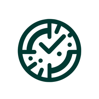 Abstract Clock Logo #003932