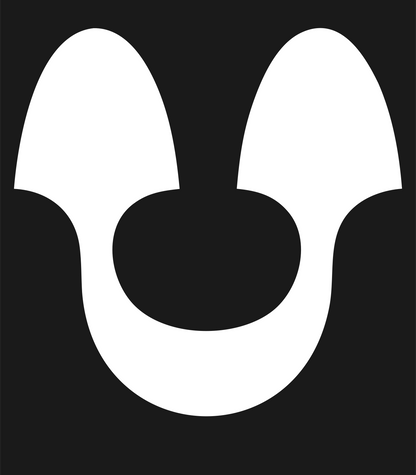 Horseshoe Anchor Symbol Mark #1a1a1a/#ffffff
