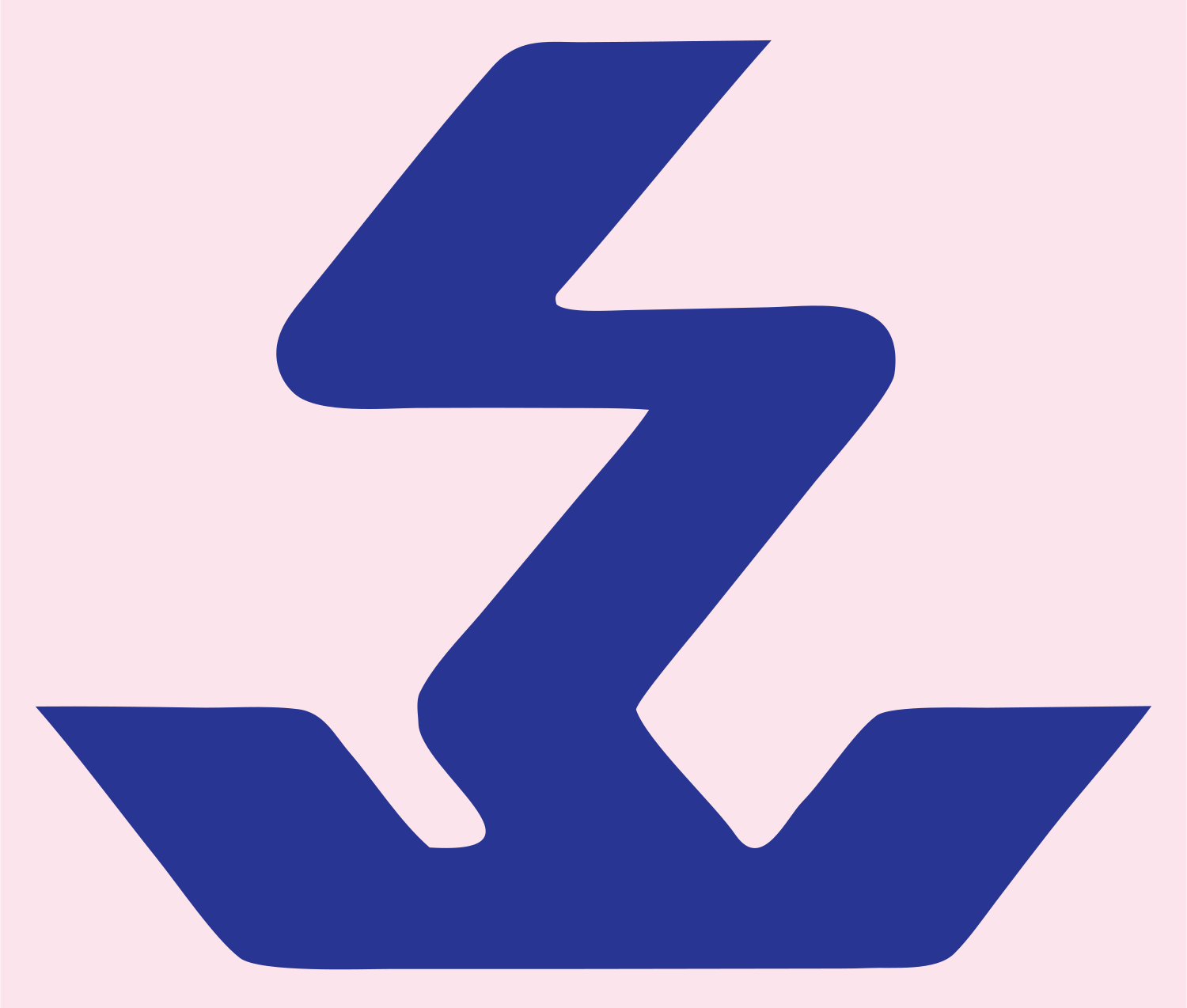 Lightning Anchor Bolt Icon #fce4ec/#283593