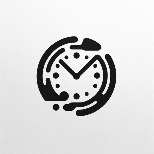 Abstract Clock Logo