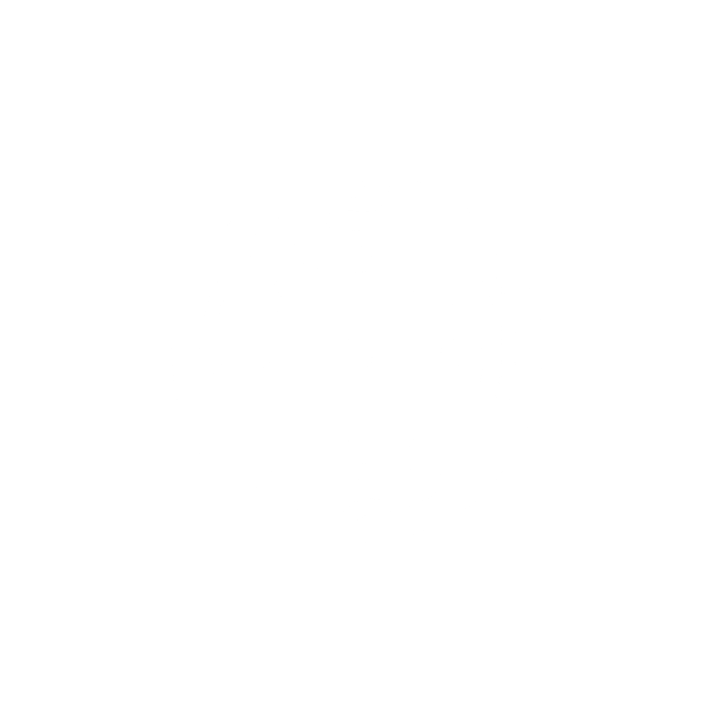 Abstract Clock Logo #ffffff