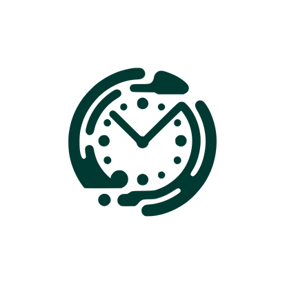 Abstract Clock Logo #003932