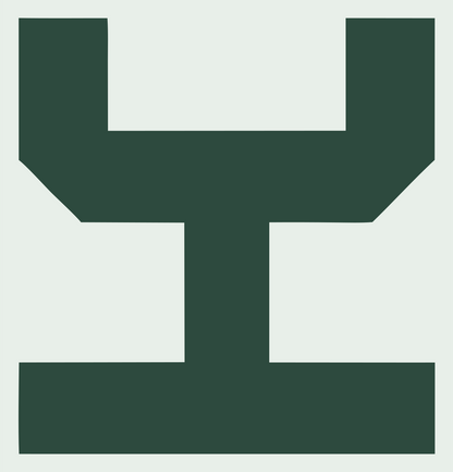 Blocky Anchor Flat Icon #e8efe9/#2d4a3e