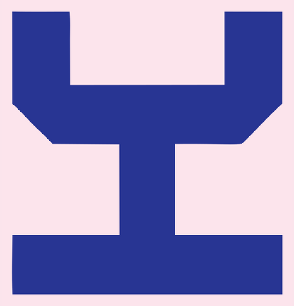 Blocky Anchor Flat Icon #fce4ec/#283593