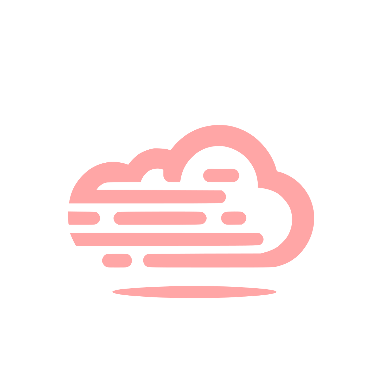 Abstract Cloud Logo #ffa6a6