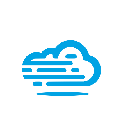 Abstract Cloud Logo #00a3e4